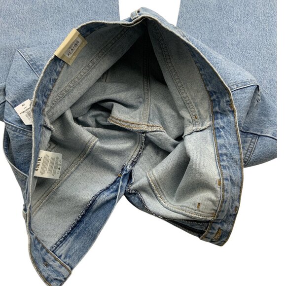 Agolde Cooper Cargo Jeans 29 Rank High Rise Straight Leg NEW - Picture 5 of 12